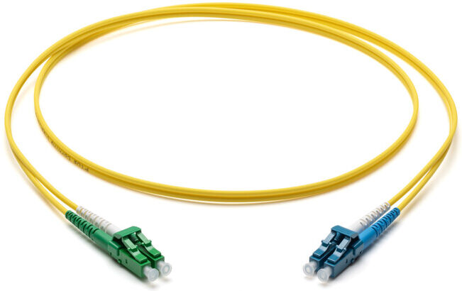 Corning Câble de raccordement LWL LC(APC)/LC OS2 1 m jaune (F041802G2Z20001M)