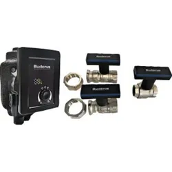 Logafix Pumpenkugelhahn-Set 1'' VL/RL mit Pumpe