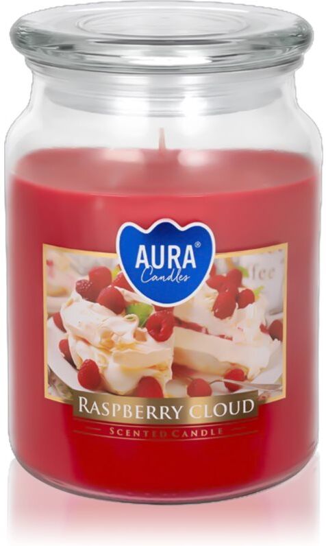 BISPOL Premium Line Raspberry Cloud scented candle 500 g