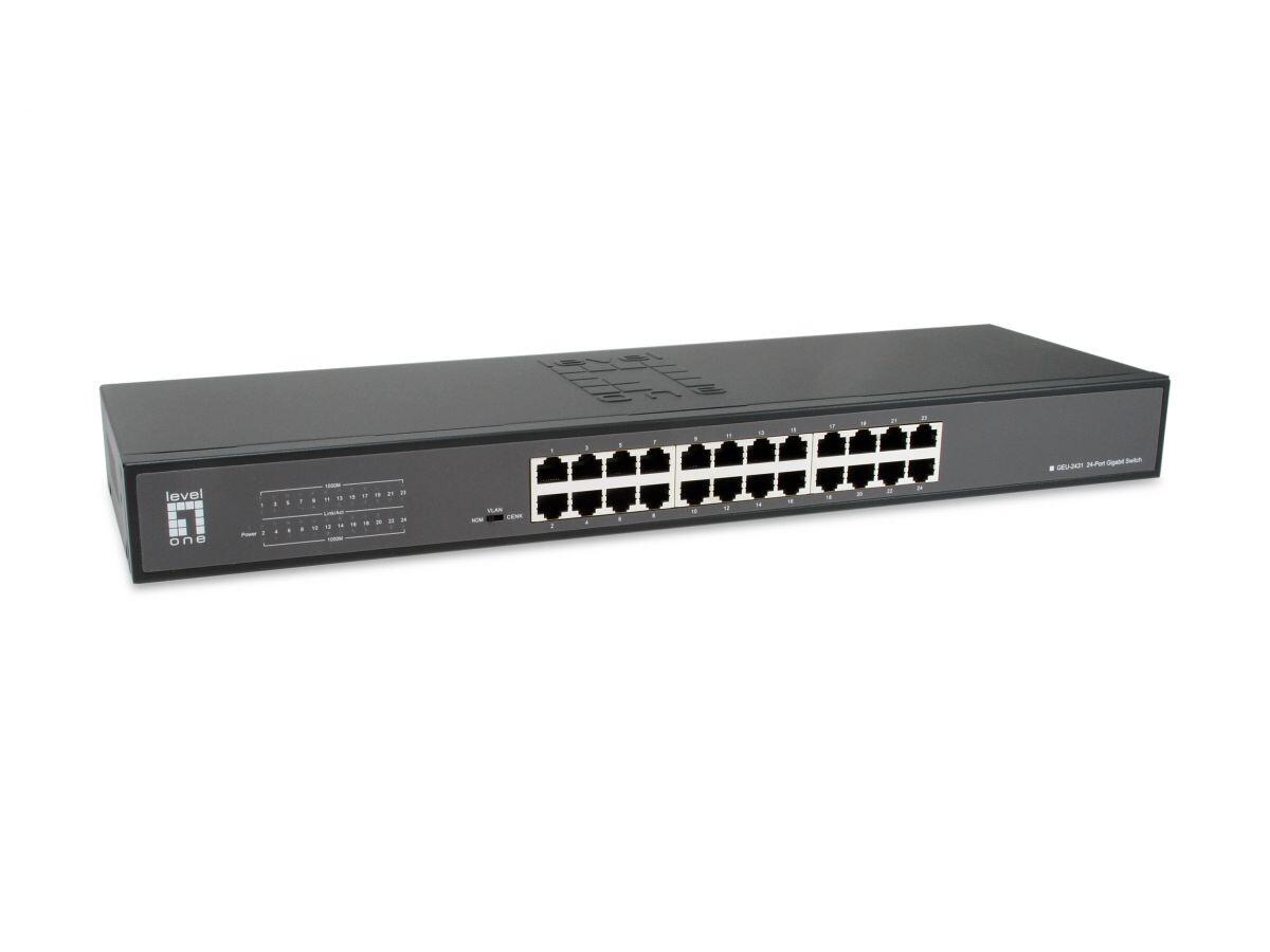 LevelOne Switch 24 Gigabit-Ports unmanaged (GEU-2431)