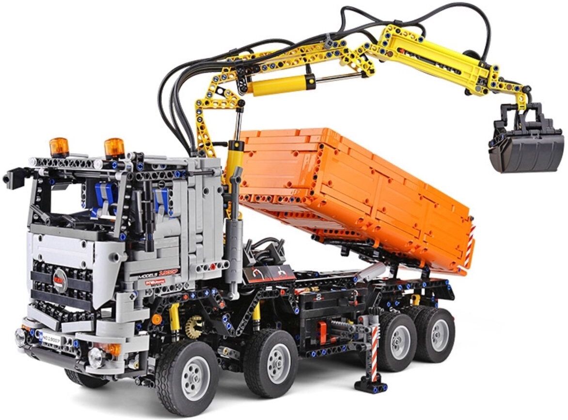 Camion con gru motorizzato - Mould King 19007