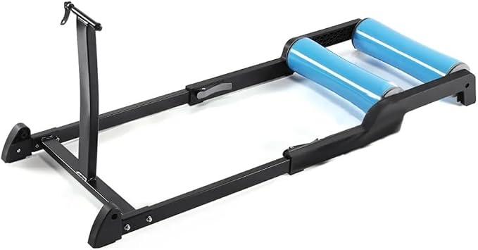 ROLL&Ride Rollentrainer Stand Magnetisch Rollentrainer für Heimfahrrad aus Stahl Training Stand Räder 24/29" Tragkraft max. 120kg Verankerung durch Quick Release Gabel