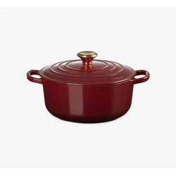 Le Creuset Signarure Rhone, Pfanne + Kochtopf, Rot