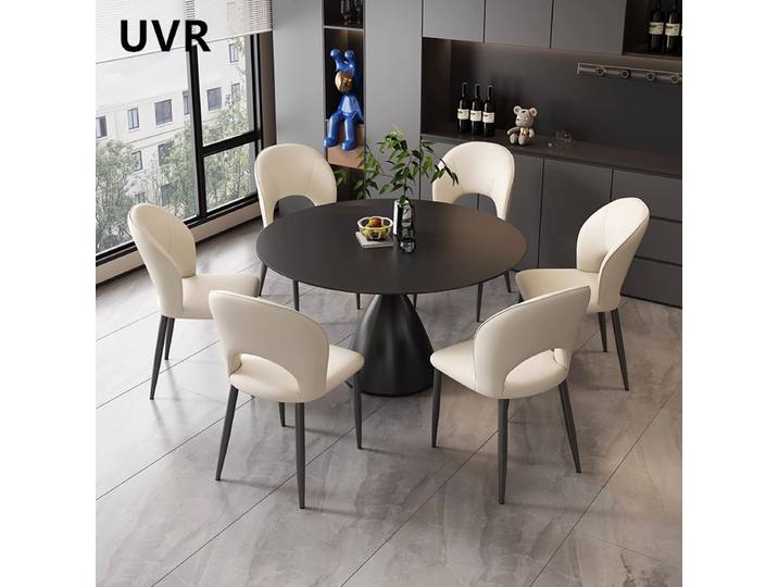 UVR chaises de salle à manger de haute qualité chaise à ongles scandinave moderne Simple cuisine dossier tabouret hôtel salle à manger chaise meubles