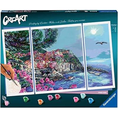 CreArt Premium Triptychon - Cinque Terre