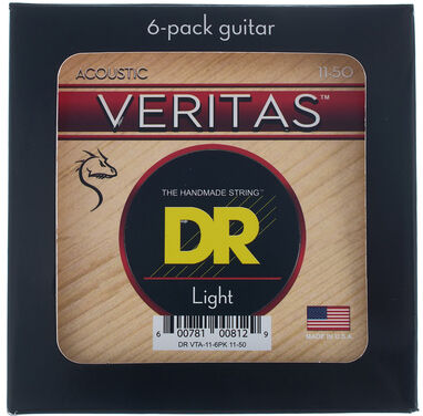 DR Strings Veritas Acoustic VTA-11 6-Pack
