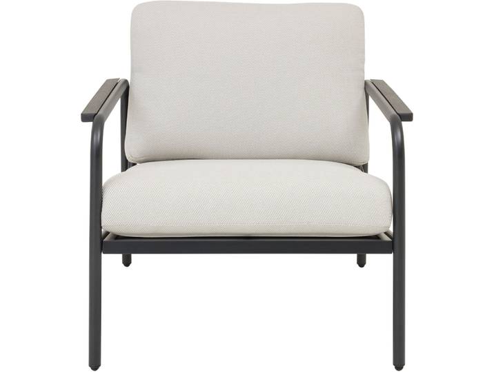 Loungesessel Nalani schwarz Stahl T 89 cm