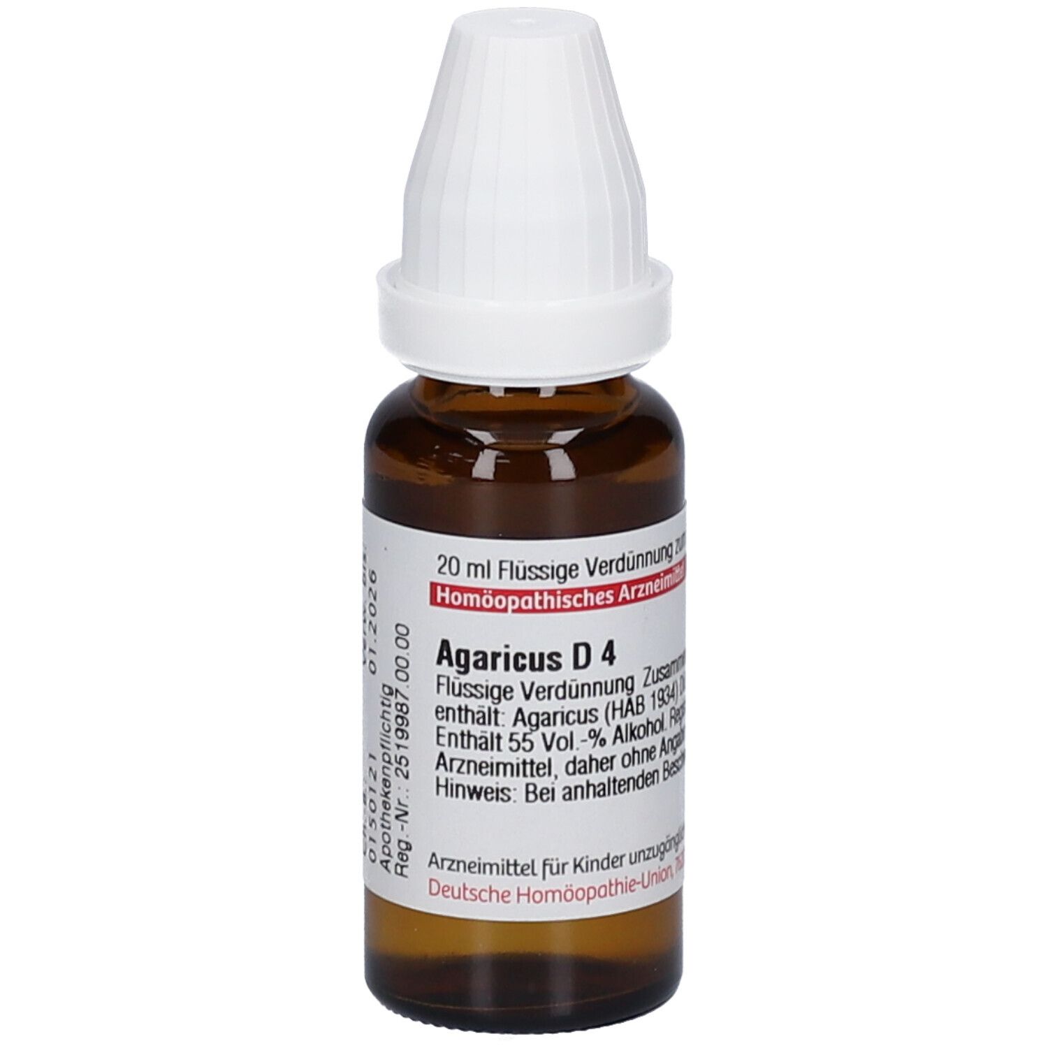Agaricus D 4 Dilution 20 ml