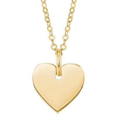 Kette mit Anhänger AMOR "Schmuck Geschenk Halskette Herz", gold (gelbgoldfarben), Halsketten, Damen, Gelbgold 585