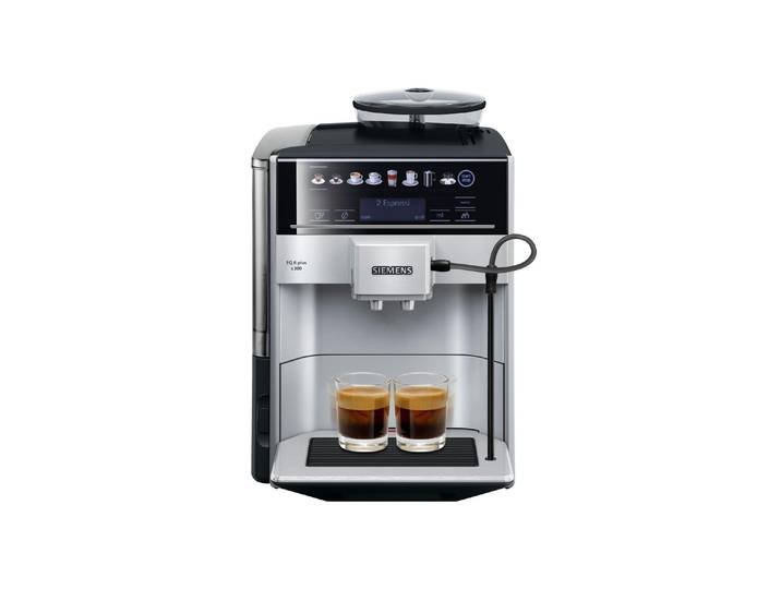 SIEMENS Kaffeevollautomat EQ.6 plus s300 , Energieeffizienz: A, grau (grau, schwarz), B:280cm H:38,5cm T:46,5cm, Kaffeevollautomaten, Kaffeevollautomat