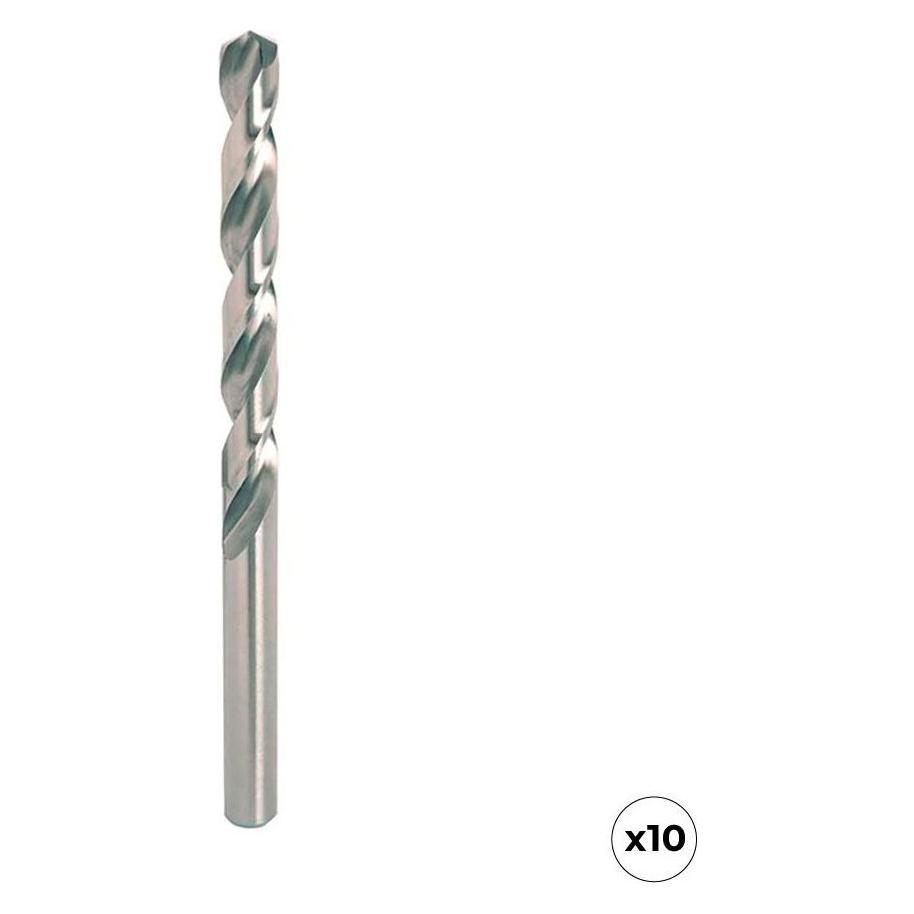 Workpro Hss4341 metal drill bit, ground, ø5.00 x 86.00 mm, 10 units (65344937)