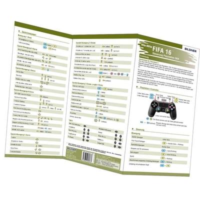 FIFA 16 - Alle Spielersteuerungen groß auf einen Blick!, Sonstige von Christian Bildner, Bildner Verlag, 978-3-8328-0166-3