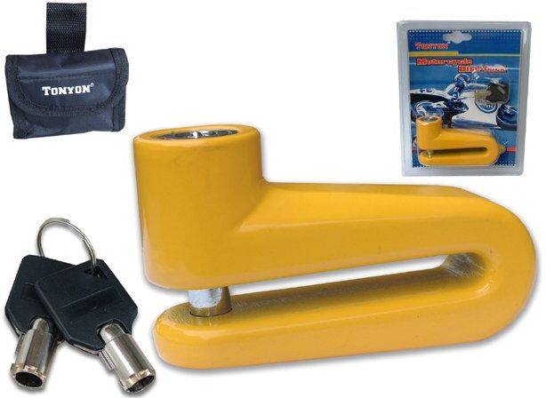 Lucchetto bici Labor TY110 67 bloccadisco Giallo