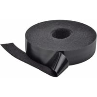 Klettband für strukturierte Verkabelung, 10 Meter Rolle, Kabelführung schwarz, 20mm breit