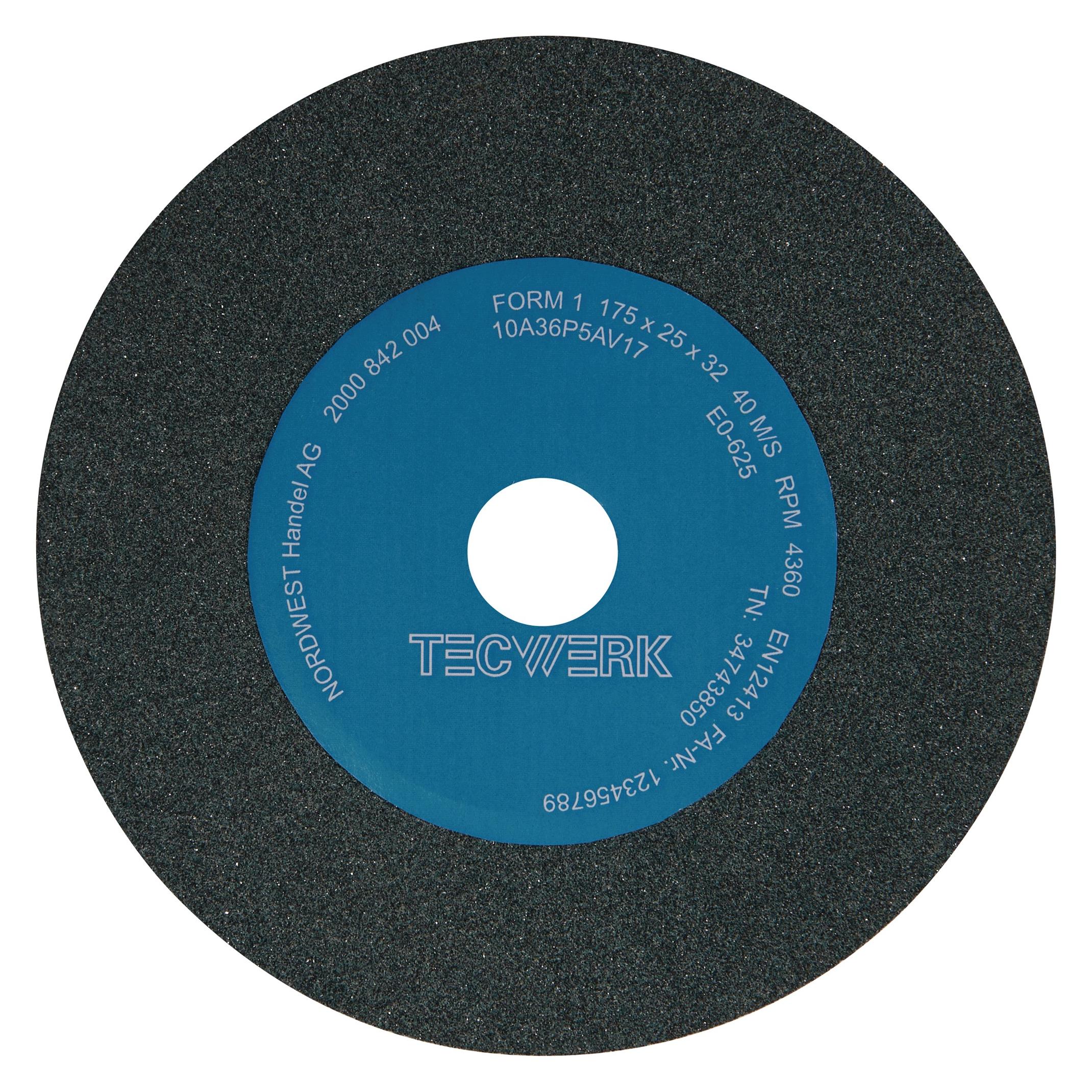Tecwerk Schleifbockscheibe Ø200xB25x32mm 36 Form A Normalkorund (2000842007)