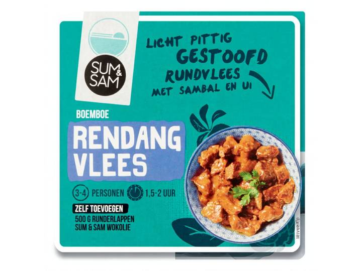 Sum &amp; Sam Japanse Boemboe Rendang Vlees - 95 g