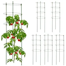 Relaxdays Rankhilfe 90 cm 6er Set Grün