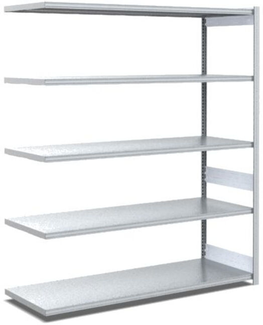 Type de rayonnage Bito : EL 40mm set de rayonnage / 100kg 1999x1296x624 5FB galvanisé (C1236-0012)