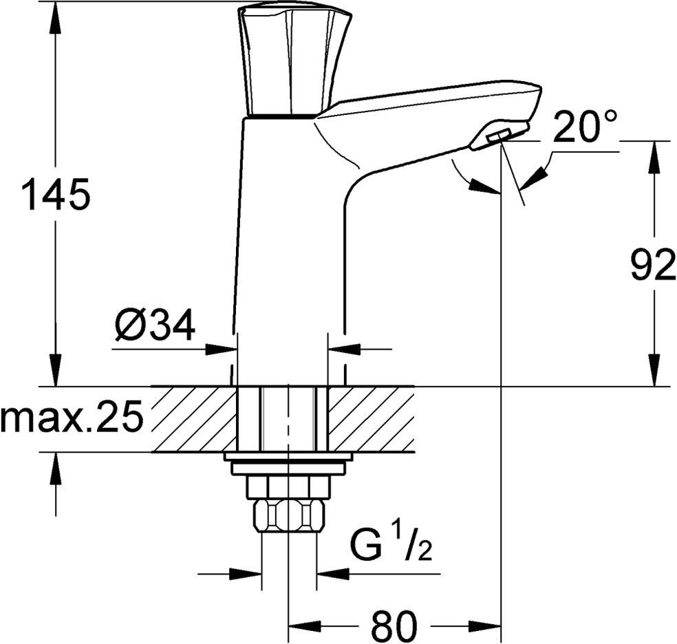 Grohe Costa Standventil