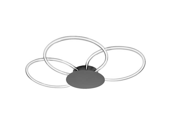 Osram Led-Deckenleuchte, Dunkelgrau, Kunststoff, 91.3 cm, Lampen & Leuchten, LED Beleuchtung, LED-Deckenleuchten