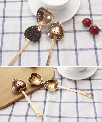 All Categories Goods Heart Tea Infuser Set Stainless Steel Loose Leaf Tea Strainer Spoons Heart Tea Infuser Set Stainless Steel Loose Leaf Tea Strainer Spoons