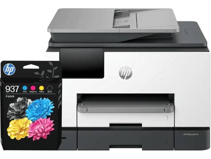 HP OfficeJet Pro 9132e + 1 set extra cartridges