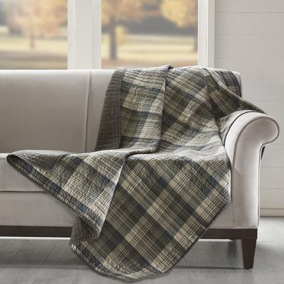 "Woolrich Tasha Cotton Thread Count Printed Quilted Throw 50x70"""