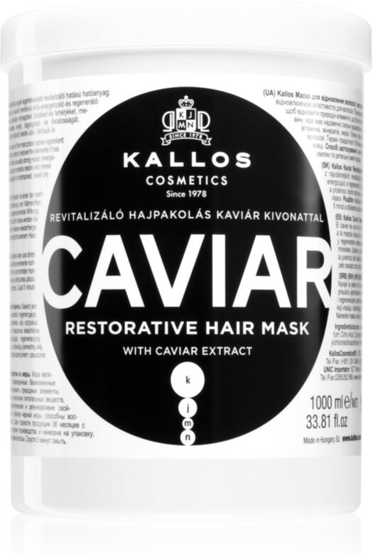 Kallos KJMN Professional Caviar erneuernde Maske mit Kaviar 1000 ml