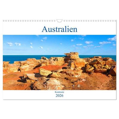 Australien - Kontraste (Wandkalender 2026 DIN A3 quer), CALVENDO Monatskalender