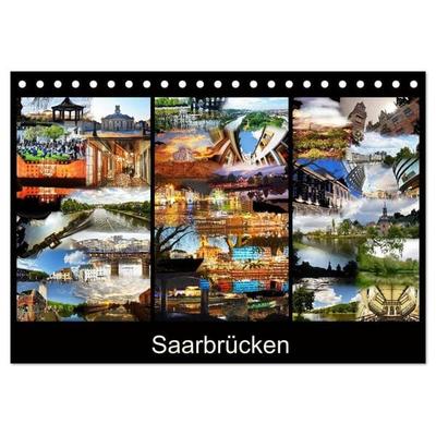 Saarbrücken (Tischkalender 2027 DIN A5 quer), CALVENDO Monatskalender
