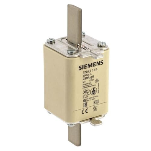 Siemens 3NA3144 LV HRC Zekeringverbinding NH1 250 A gG Wit