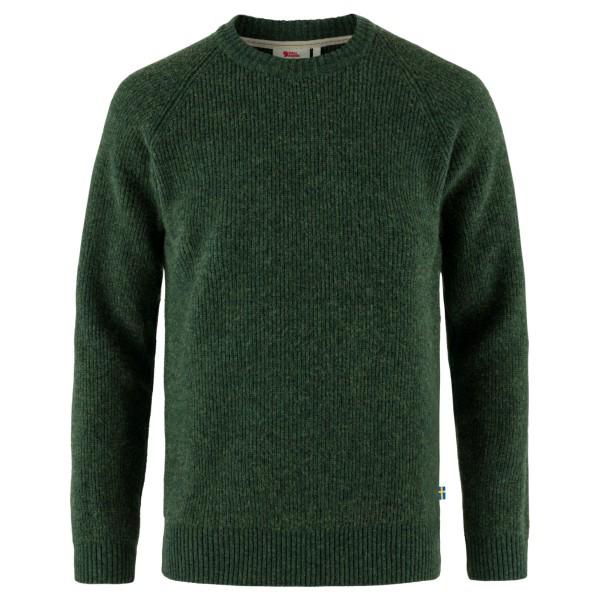 Fjällräven - Övik Rib Sweater - Wollpullover Gr L grün
