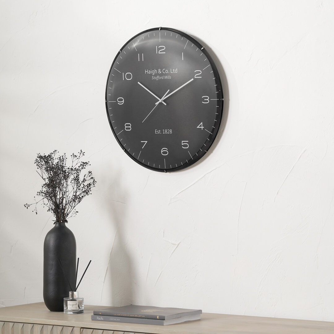 Pacific Lifestyle Wall Clock Black/Silver