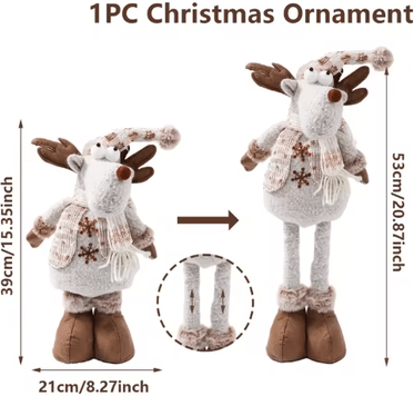 Inspire Picks Festive Snowman Christmas Tree Ornament Cute Hanging Holiday Decoration For Kids & Christmas Party Decor style 3
