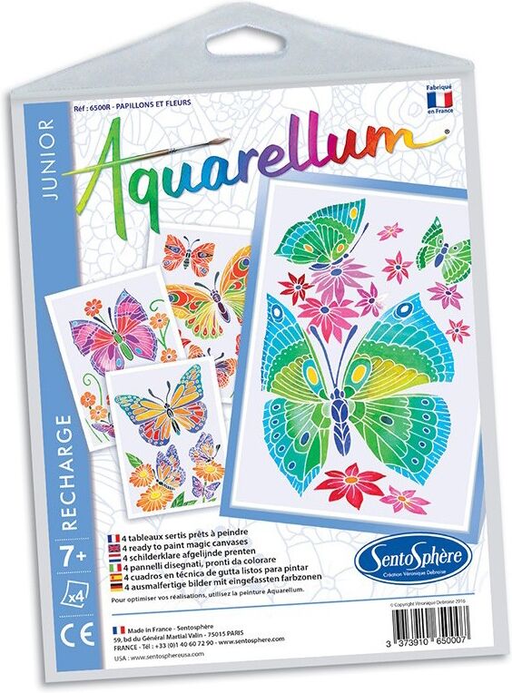 SentoSphère Recharge Aquarellum Junior Papillons et Fleurs