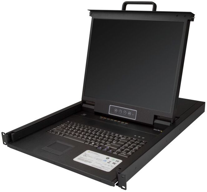 StarTech.com Console KVM per armadio Rack a 8 porte VGA con schermo LCD - 19" - 1U (RKCONS1908K)