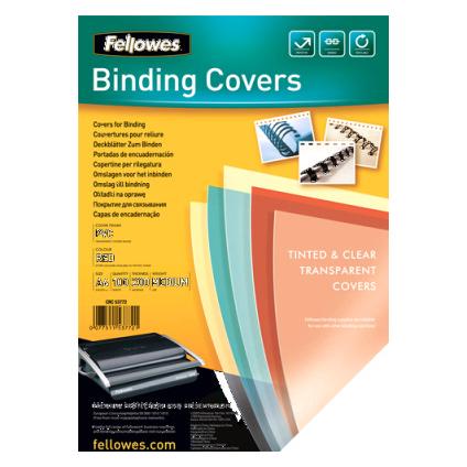 Fellowes PVC Deckblatt, rot-transparent (5377201)