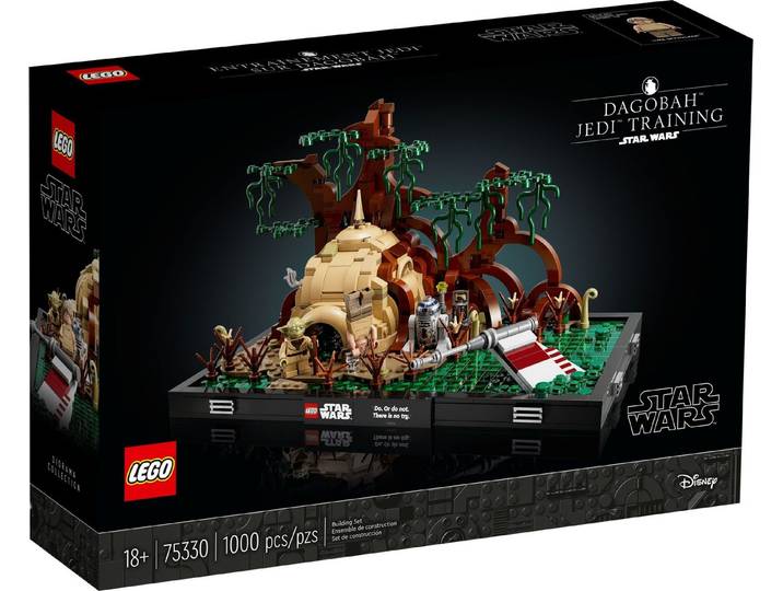 LEGO® LEGO® Star Wars 75330 Jedi™ Training auf Dagobah™ – Diorama Konstruktionsspielsteine, (1000 St)