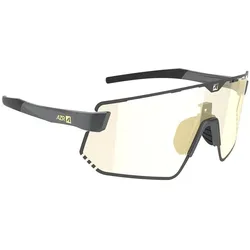 AZR, Herren, Sportbrille, Kromic Flash RX Cat 1-3 - Fahrradbrille (Carbon, Carbon Matt, Iris Gold), Gold, Schwarz
