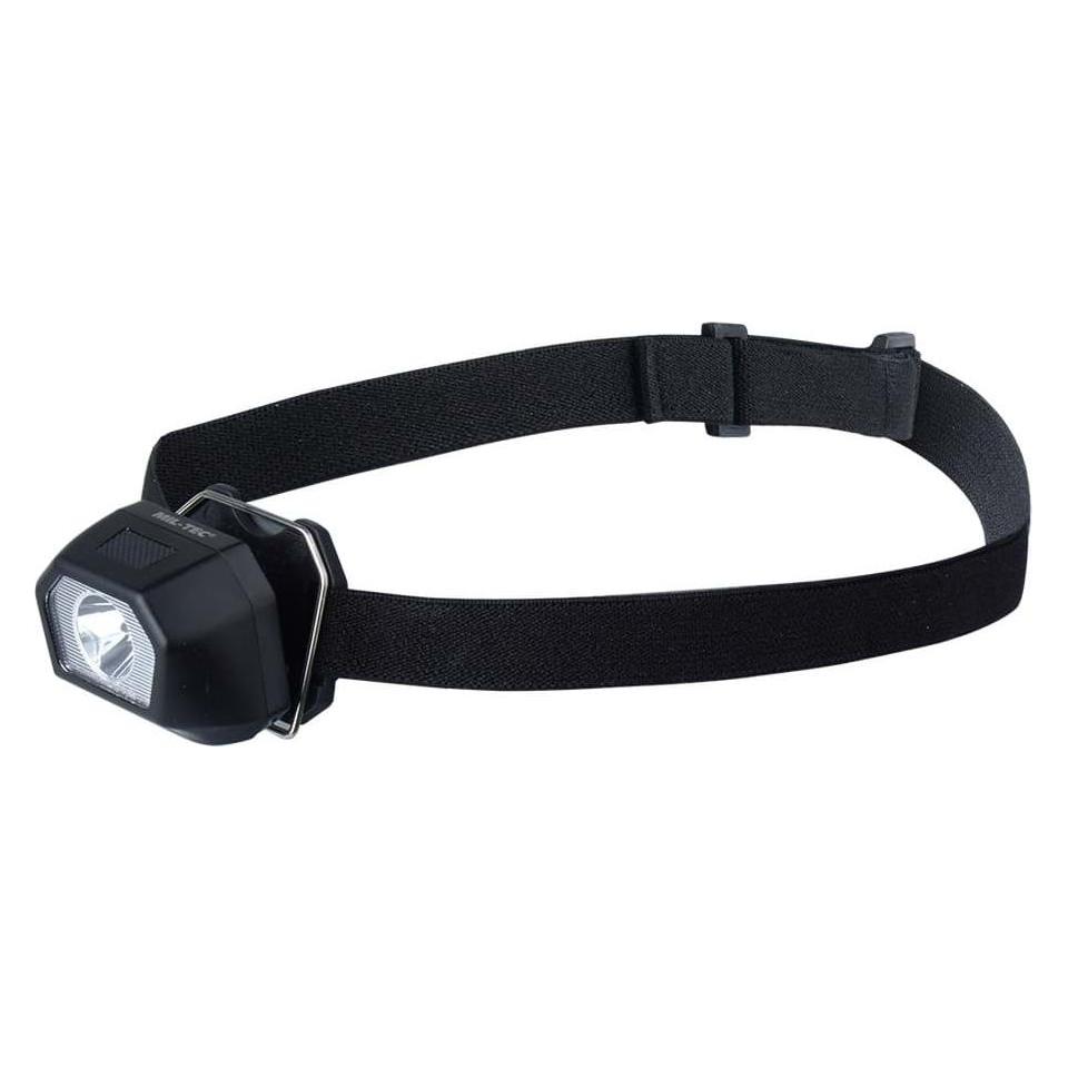 Mil-tec LED Head Flashlight with 500 mAh Battery 80 lm Black (80 lm) (62237618)