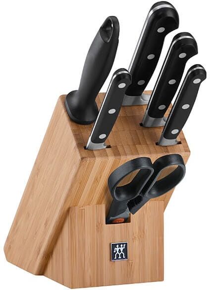 Zwilling J A Henckels Professional S 7 Piece Bamboo Knife Block Set