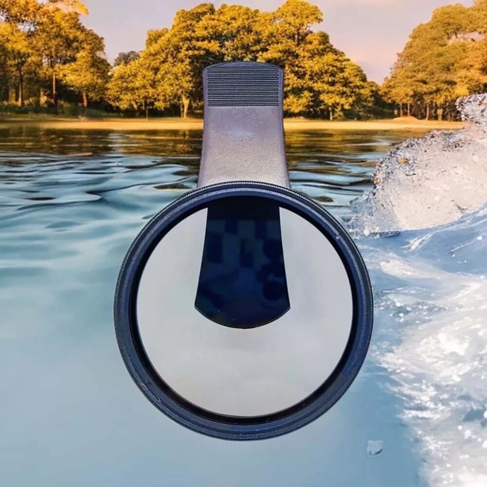 INF Filtre Polarisant CPL 52mm pour Téléphone et Tablette : Élimine les Reflets, Améliore la Qualité d'Image