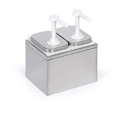 Saucenspender, 2 Pumpen, 2x 2l, 255 x 210 x 255 mm