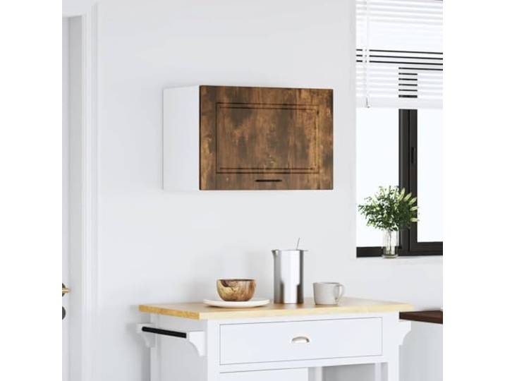 KTHLBRH Küchenschrank Porto Eiche Rauchgrau 60 x 31 x 40 cm Robuste Spanplatte für die Küche, Wandmontage, maximale Belastung 70 kg