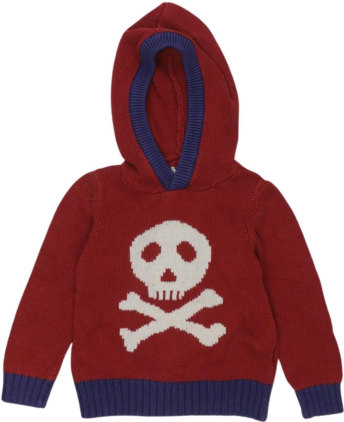 Mini Boden Mädchen Pullover, Rot, Gr. EU 92 (US 2-4 Jahre), Merino / Baumwolle - Second Hand