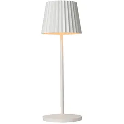 Lucide LED Akku-Tischleuchte JUSTINE, 2W, 2700K, 210lm, IP54, dimmbar, weiß LUC-27889/02/31