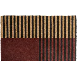 FUSSMATTE Braun/Beige 45/75 cm Kokosfasern Tuksuk