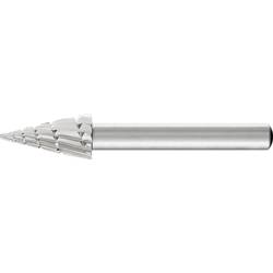 PFERD TOOLS 22423326 Frässtift Kegel Länge 60 mm Produktabmessung, Ø 10 mm Arbeits-Länge 20 mm Schaftdurchmesser 6 mm