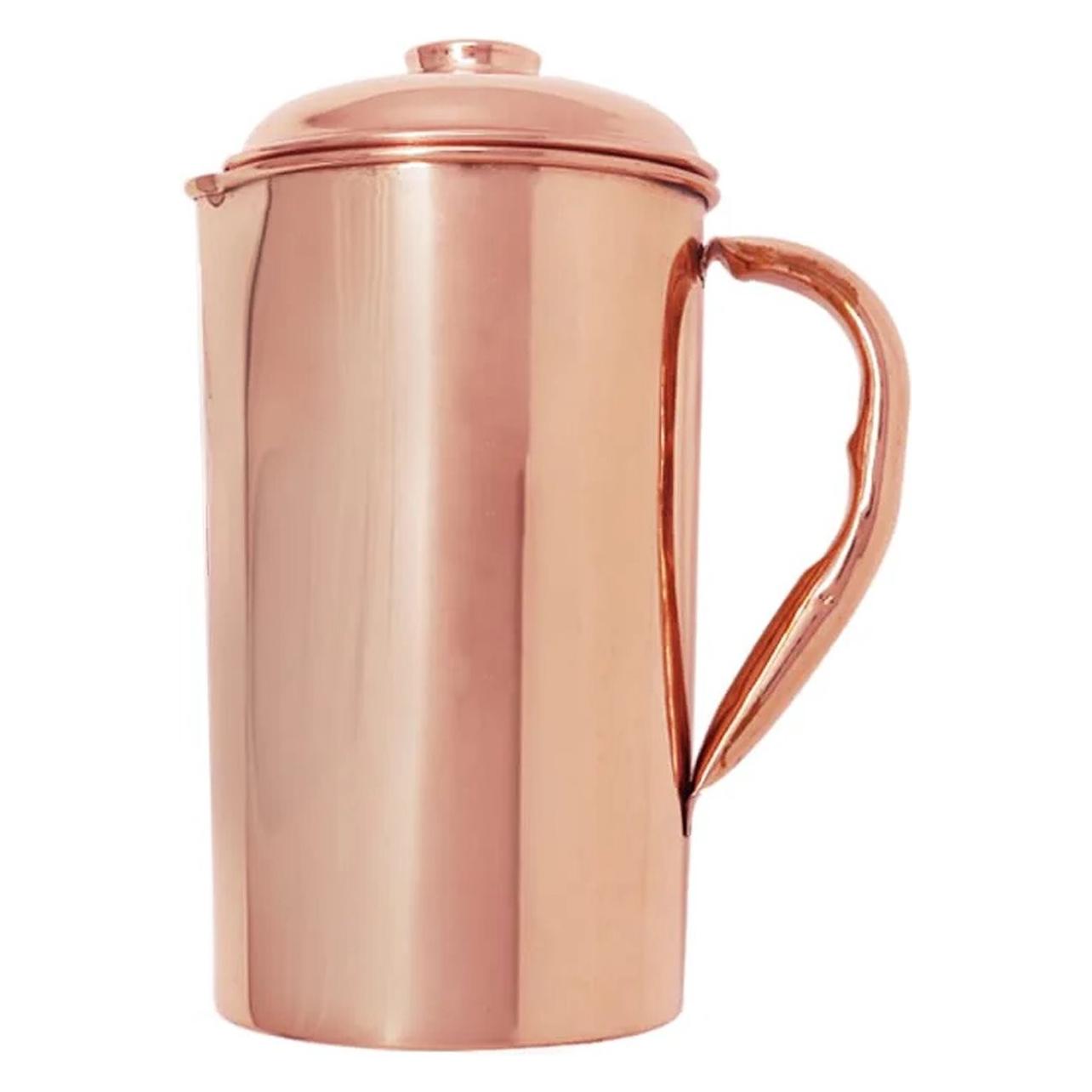 Sattva Ayurveda Sattva - Smooth copper jug 1950ml (1.95 l) (5903794183476)