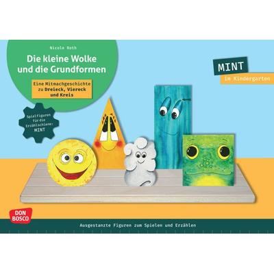 Die kleine Wolke und die Grundformen. Erzählschienen-Figurenset, Set von Nicole Roth, Don Bosco